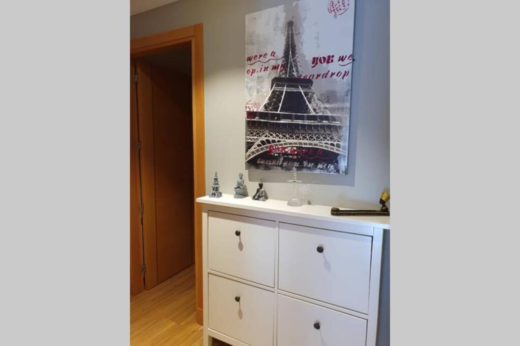 Apartamento Con Vistas Al Mar, Piscina Y Parking Apartment Sanxenxo Bagian luar foto