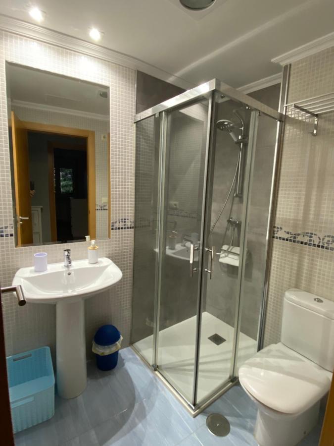 Apartamento Con Vistas Al Mar, Piscina Y Parking Apartment Sanxenxo Bagian luar foto